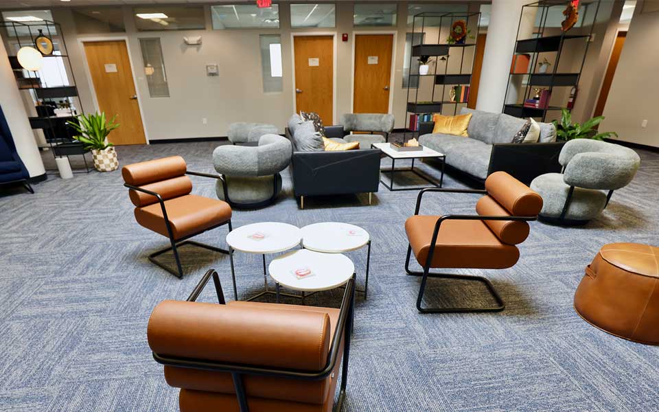 Sitting area at Cambridge