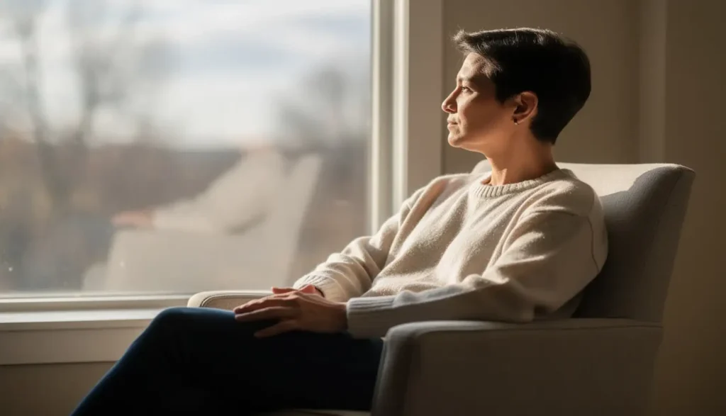 Local Woman Experiencing symptoms of grief